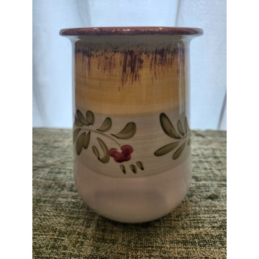 Kitchen Utensil / Floral Vase yellow